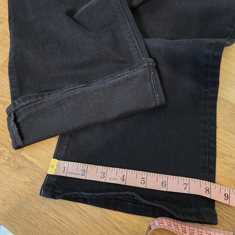 J. Crew Mid Rise Flare Crop Black Jean In All Day Stretch 31 - Picture 13 of 13